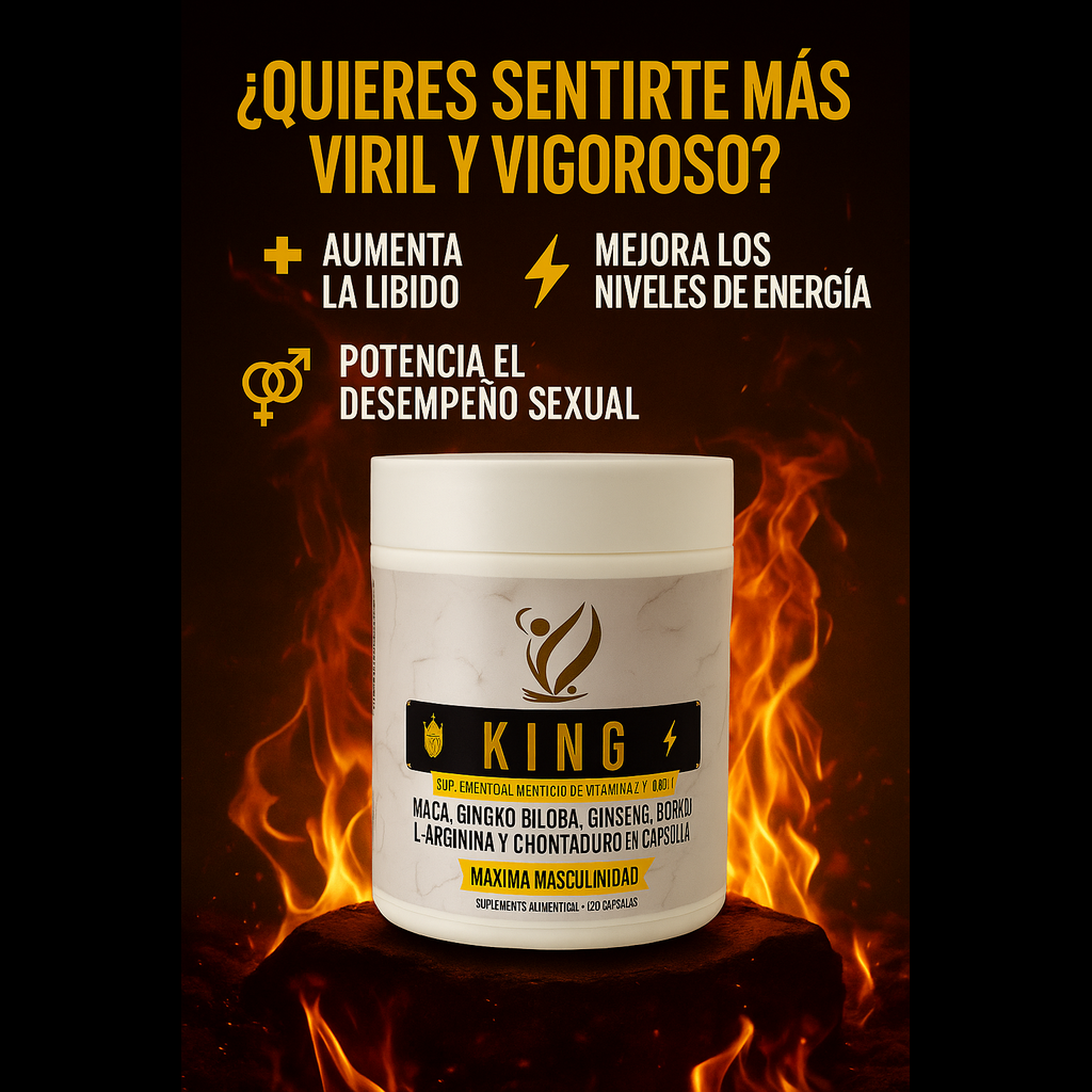 KING MAKER 120CAP / POTENSIALIZADOR