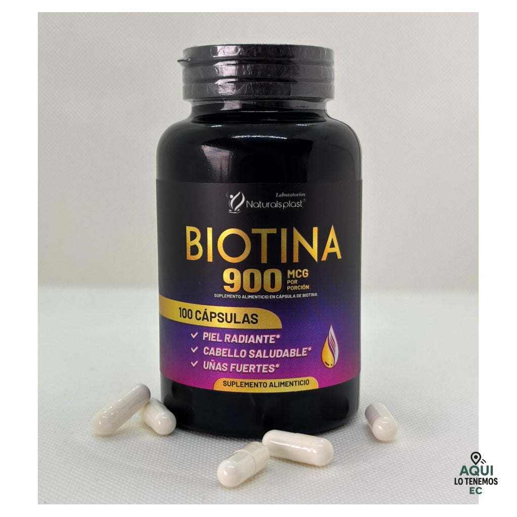 BIOTINA X 100 CAP/  SALUD DE LA PIEL